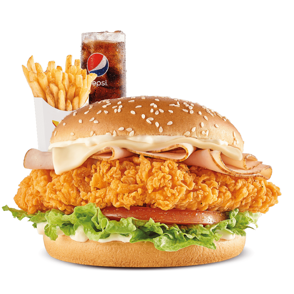 Chicken Cordon Blue Sandwich Combo | Chicken | Welcome to Hardees KWT -  Order your meal online now!